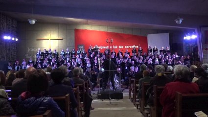 concert Requiem for the Living, Dan Forrest, Choeur de l'Université du Mans avec orchestre, dirigés par Evelyne Béché, Eglise Saint-Liboire, Le Mans, 19 octobre 2019
