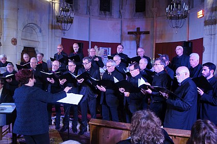 Concert du Choeur de l'Université du Mans, samedi 30 mars 2019; église de Louplande (Sarthe, France) - direction Evelyne Béché