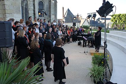 Concert du Choeur de l'Université du Maine à Villandry, 1er juin 2012