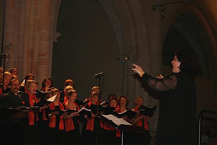 concert Messa di Gloria (Puccini), Choeur de l'Université du Maine, dirigé par Evelyne Béché, Abbaye de l'Epau, 7 juin 2008