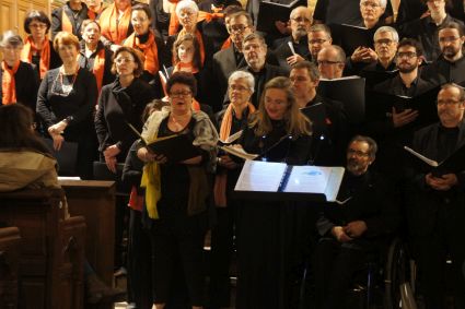 concert de Noël du Choeur de l'Université du Maine dirigé par Evelyne Béché -18 décembre 2015 - Loué