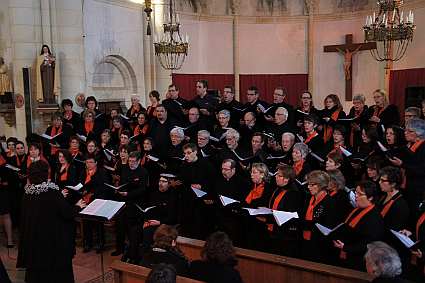 concert du Choeur de l'Université du Maine dirigé par Evelyne Béché - 03 février 2013 - Eglise de Louplande