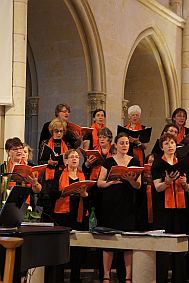 Concert du Choeur de l'Université du Maine dirigé par Evelyne Béché, 30 juin 2013, Grande chapelle de la Communauté des soeurs de la Providence - Ruillé-sur-Loir, Sarthe, France