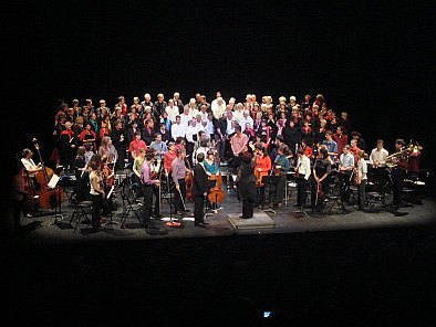 concert chorales et orchestre du Perche Sarthois - novembre 2009