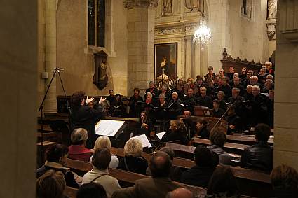 Requiem de Gabriel Fauré, direction Evelyne Béché, chorales Emichante et Mille Accord, Saint-Calais, 12/10/2013