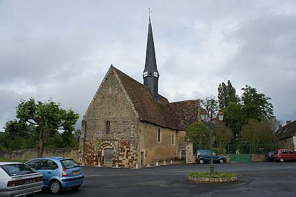 Eglise de Lavaré, Sarthe, France