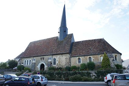 Eglise de Marolles-lès-Saint-Calais, Sarthe, France