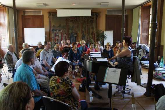 stage de chant choral mixte dirigé par Evelyne Béché - juillet 2014