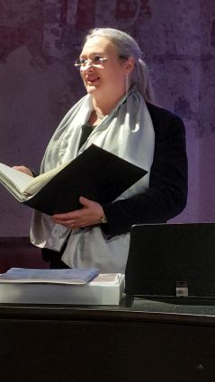 Christelle Brault - Concert du choeur de l'universit� du Mans, dirig� par Evelyne B�ch� - samedi 8 juin 2024, �glise de Challes