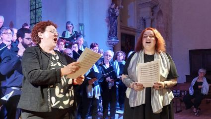 Concert du choeur de l'universit� du Mans, dirig� par Evelyne B�ch� - samedi 8 juin 2024, �glise de Challes