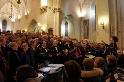 Concert de Noel du choeur de l'Universit&eacute; du Maine avec les Chorales Amusicoeur et La Jalt