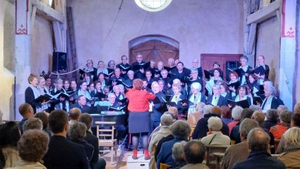 Concert du choeur de l'universit� du Mans, dirig� par Evelyne B�ch� - samedi 25 mai 2024, �glise de Saint-Denis-des-Coudrais