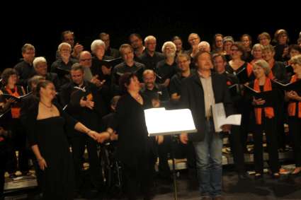 concert de rentr&eacute;e du Choeur de l'Universit&eacute; du Maine - direction Evelyne B&eacute;ch&eacute; - EVE - 23/09/2014 - Le Mans