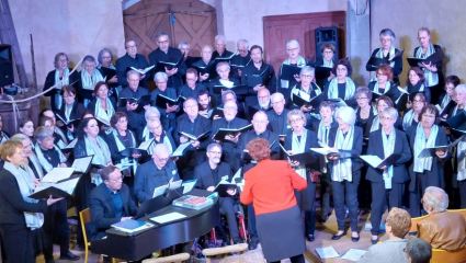 Concert du choeur de l'universit� du Mans, dirig� par Evelyne B�ch� - samedi 25 mai 2024, �glise de Saint-Denis-des-Coudrais