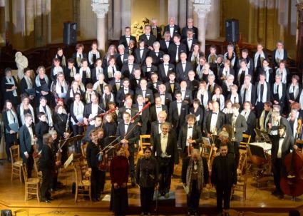 concert Requiem Mozart, Choeur de l'Universit� du Maine dirig� par Dominique Fanal, �glise Saint-Croix, Le Mans, 11 novembre 2017