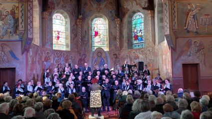 Concert du choeur de l'universit� du Mans, dirig� par Evelyne B�ch� - dimanche 2 mars 2025, �glise St-Lazare, Le Mans