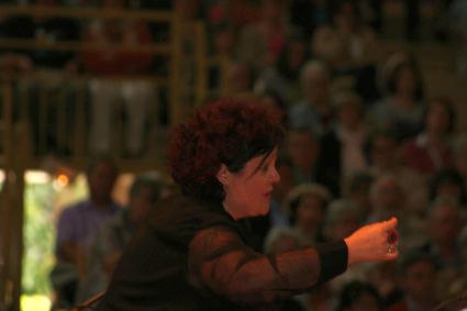 Evelyne B&eacute;ch&eacute;, Abbaye de l'Epau (Sarthe, France) 23 mai 2015