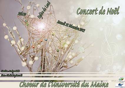 Concert de No&euml;l du Choeur de l'Universit&eacute; du Maine, 22 d&eacute;cembre 2012, Eglise de Lou&eacute;, Sarthe