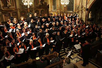 concert de No&euml;l du Choeur de l'Universit&eacute; du Maine dirig&eacute; par Evelyne B&eacute;ch&eacute; - 22 d&eacute;cembre 2012 - Lou&eacute;