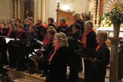 Concert du choeur de femmes de la chorale Emi'chante en 1&egrave;re partie d'un concert de Scherzando - Ecole de musique intercommunale des vall&eacute;es de la Braye et de l'anille - St-Calais - 20 mars 2013