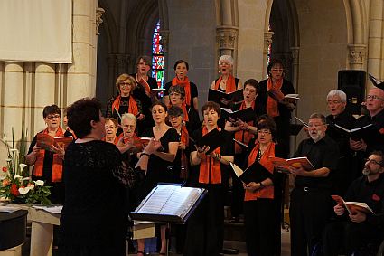 Concert du Choeur de l'Universite du Maine, 30 juin 2013, Grande chapelle de la communaut&eacute; des Soeurs de la Providence, Ruill&eacute;-sur-Loir