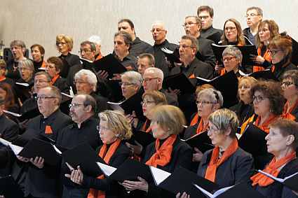 concert du Choeur de l'Universit&eacute; du Maine dirig&eacute; par Evelyne B&eacute;ch&eacute; - 17 mars 2013 - Eglise du Christ-Sauveur - Le Mans (Sarthe, France)