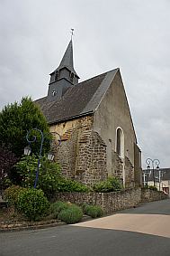 Eglise de Montaill&eacute; (Sarthe, France)